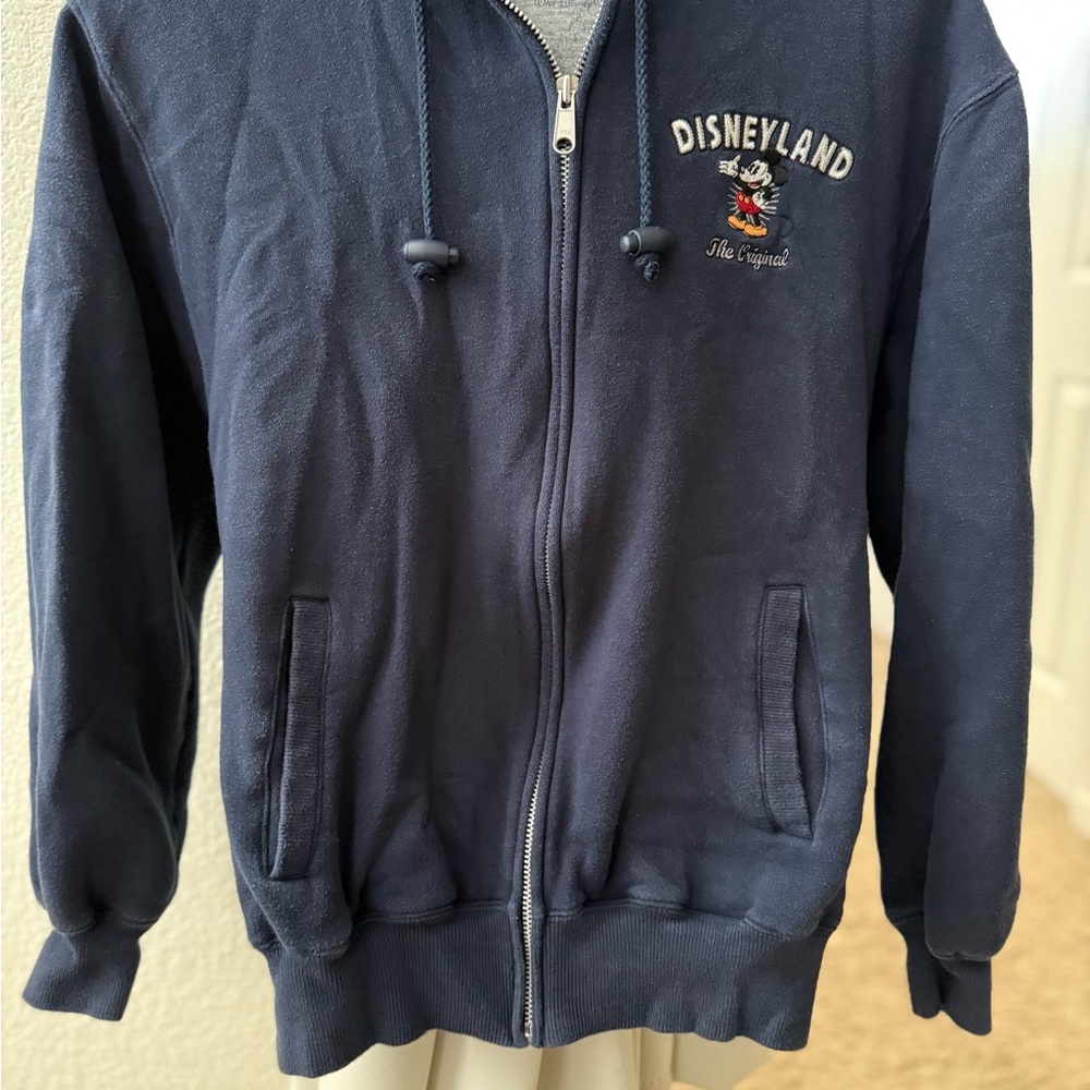 DISNEYLAND Embroidery Big Logo Zipper Hoodies